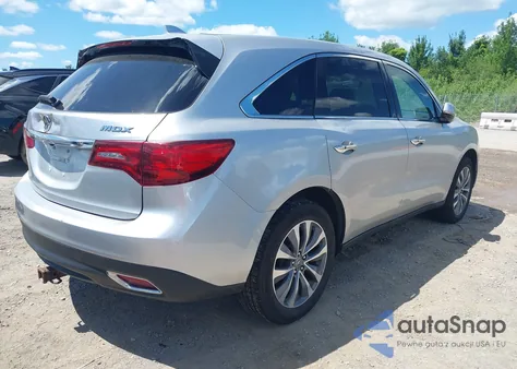 2014 Acura Mdx Technology Pkg W/Entertainment Pkg z USA, uszkodzony, nr VIN 5FRYD3H63EB004939